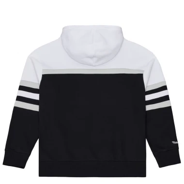 MITCHELL & NESS NFL RAIDERS TEAM COLOR HEAD COACH HOODIE BLACK