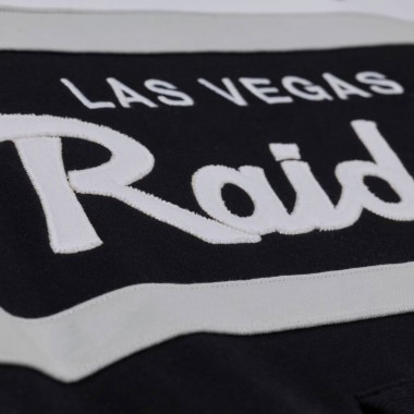 MITCHELL & NESS NFL RAIDERS TEAM COLOR HEAD COACH HOODIE BLACK