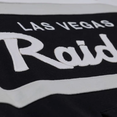 MITCHELL & NESS NFL RAIDERS TEAM COLOR HEAD COACH HOODIE BLACK