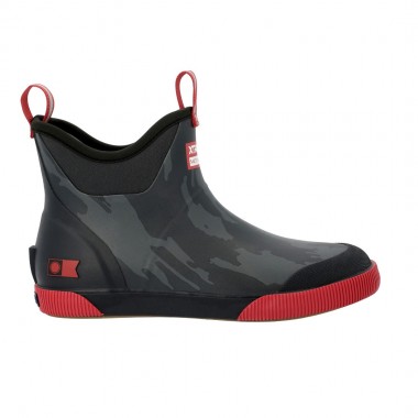 SALTY CREW XTRATUF LEGACY ELEVATE ANKLE DECK BOOT CAMO BLACK