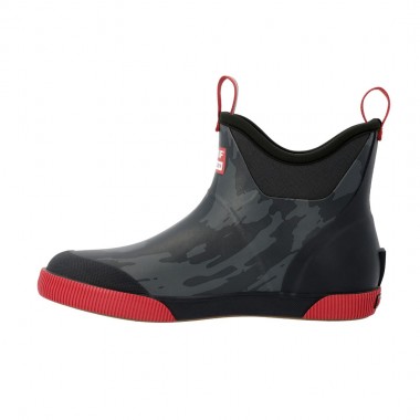 SALTY CREW XTRATUF LEGACY ELEVATE ANKLE DECK BOOT CAMO BLACK