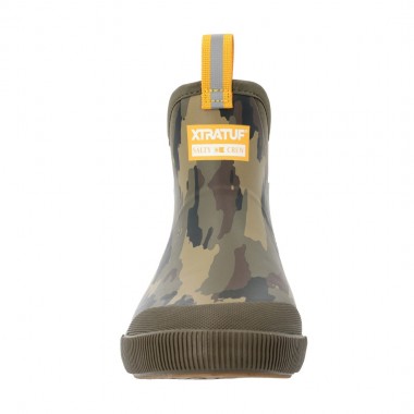 SALTY CREW XTRATUF LEGACY ELEVATE ANKLE DECK BOOT CAMO GREEN