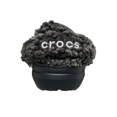 CROCS CLASSIC FLEECE LINED CLOGS BLACK