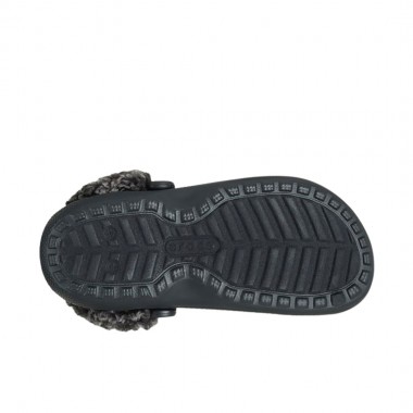 CROCS CLASSIC FLEECE LINED CLOGS BLACK