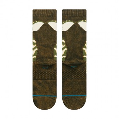 STANCE STRIPE GREMLINS CREW SOCKS DARKGREEN