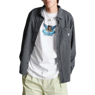 HUF MEGABLAST LS WOVEN SHIRT BLACK