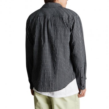 HUF MEGABLAST LS WOVEN SHIRT BLACK
