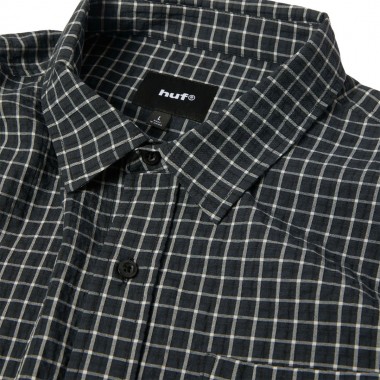 HUF MEGABLAST LS WOVEN SHIRT BLACK