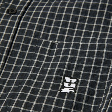 HUF MEGABLAST LS WOVEN SHIRT BLACK