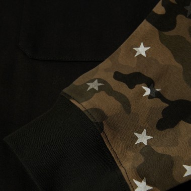 HUF SHADOWS LS WORK SHIRT BLACK