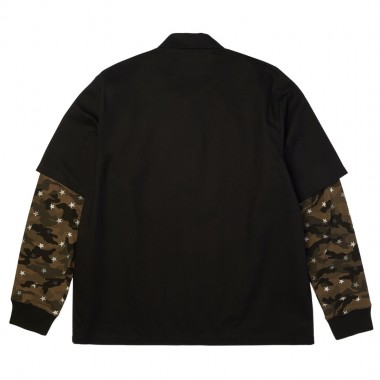 HUF SHADOWS LS WORK SHIRT BLACK