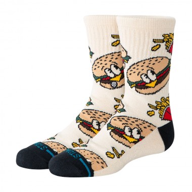STANCE COMBO MEAL K CREW SOCKS TAN