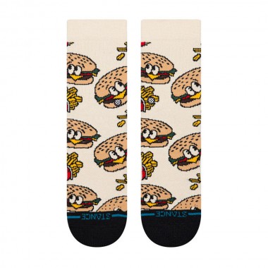 STANCE COMBO MEAL K CREW SOCKS TAN