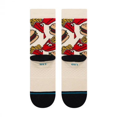 STANCE COMBO MEAL K CREW SOCKS TAN