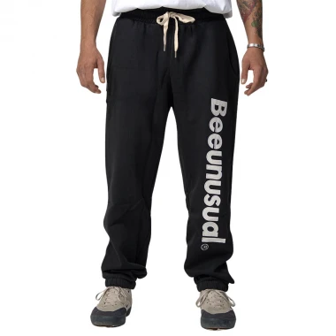 BEE UNUSUAL CORE BAGGY SWEATPANTS BLACK