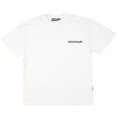 BEE UNUSUAL LAST CALL OVERSIZED T-SHIRT CLOUD FARE WHITE