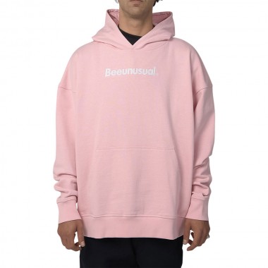 BEE UNUSUAL CORE EXTRA HEAVY HOODIE BUBBLEGUM