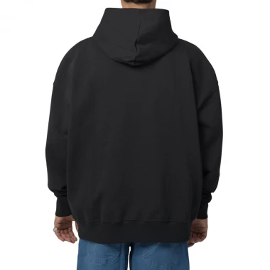 BEE UNUSUAL CORE EXTRA HEAVY HOODIE BLACK