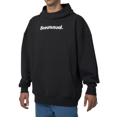 BEE UNUSUAL CORE EXTRA HEAVY HOODIE BLACK