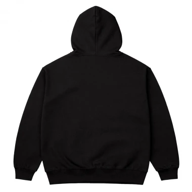 BEE UNUSUAL CORE EXTRA HEAVY HOODIE BLACK