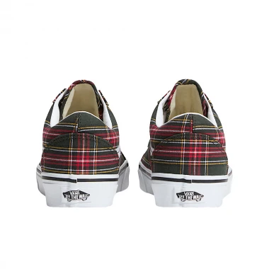 VANS OLD SKOOL SHOES TARTAN OIL GREEN
