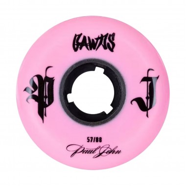 GAWDS Paul John II 57mm/88A Wheels - Black/Pink