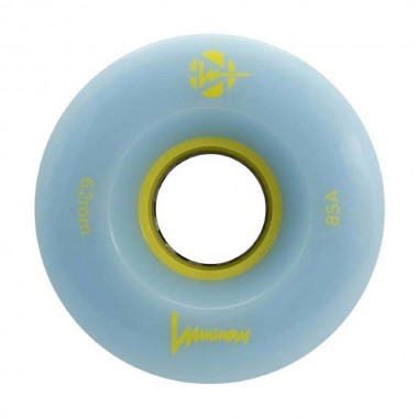 LUMINOUS 62mm/85A Wheels - Light blue/Yellow (4pc.)