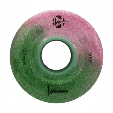 LUMINOUS Led Quads Wheels Pink Forest 62mm/85A - Pink