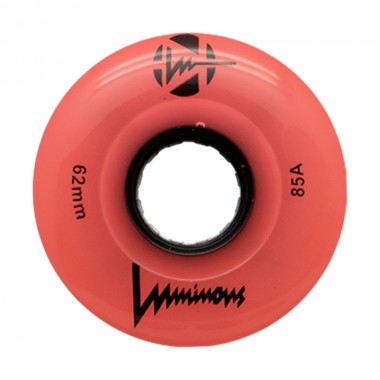 LUMINOUS 62mm/85A Led Wheel - Coral Glow (1pcs)