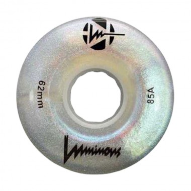 LUMINOUS 62mm/85A, Led Wheel 62mm - White Pearl
