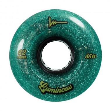 LUMINOUS 62mm/85A Wheels - Jade Glitter (4pc.)