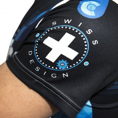 MICRO T-Shirt  - Black/Blue