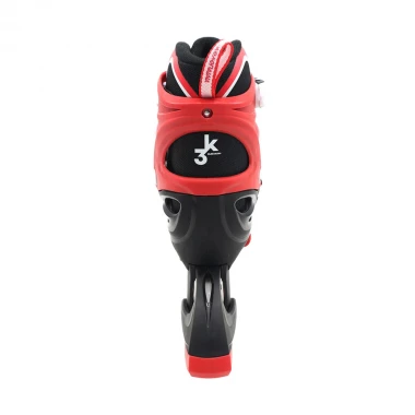 3K ADJUSTABLE K INLINE-ROLLER-ICE SKATES 3 IN 1 RED