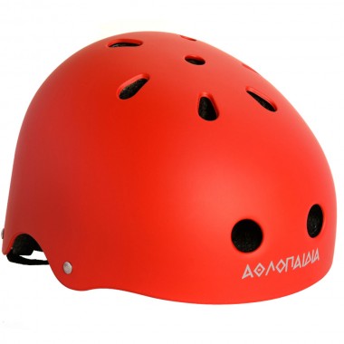 ATHLOPAIDIA Adjustable Racing Helmet -  Red