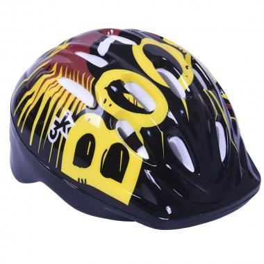 ΑΘΛΟΠΑΙΔΙΑ Κράνος Παιδικό Ρυθμιζόμενο - Μαύρο/Κίτρινο