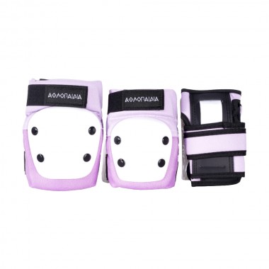 ATHLOPAIDIA Kids Protection Set - Pink