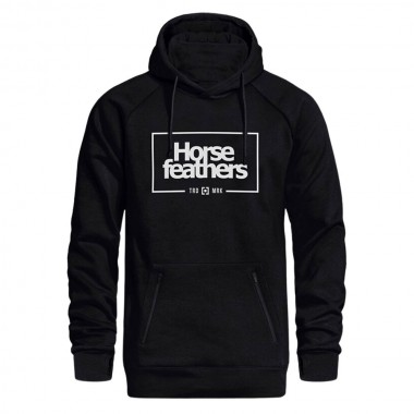 HORSEFEATHERS SHERMAN HOODIE BLACK
