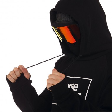 HORSEFEATHERS SHERMAN HOODIE BLACK