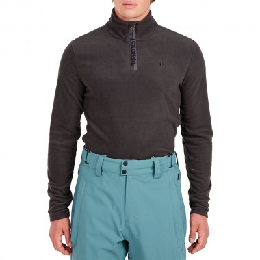 PROTEST PERFECTO 1/4 ZIP TOP DEEP GREY