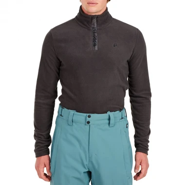PROTEST PERFECTO 1/4 ZIP TOP DEEP GREY