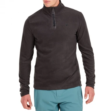 PROTEST PERFECTO 1/4 ZIP TOP DEEP GREY