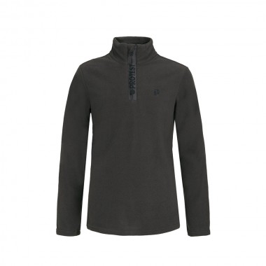PROTEST PERFECTY JR 1/4 ZIP TOP DEEP GREY