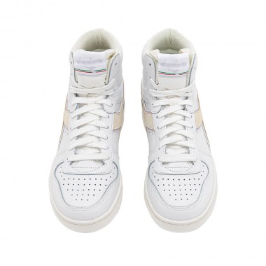 DIADORA MAGIC BASKET MID W SHOES WHITE/LILAC MARBLE