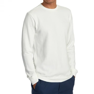 RVCA DAY SHIFT THERMAL LS TOP OFF WHITE