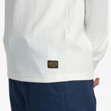 RVCA DAY SHIFT THERMAL LS TOP OFF WHITE