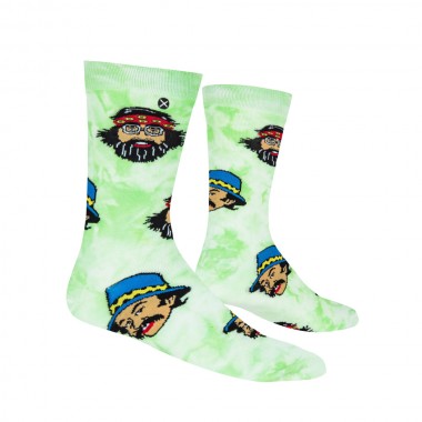 ODD SOX X CHEECH & CHONG TIE DYED CREW SOCKS