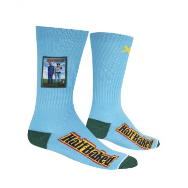 ODD SOX X HALF BAKED PATCH SIDEWAYS CREW SOCKS