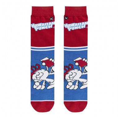 ODD SOX HAWAIIAN PUNCH HALF STRIPE CREW SOCKS
