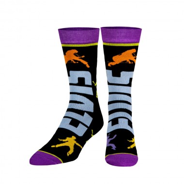 ODD SOX X ELVIS FIGURES CREW SOCKS