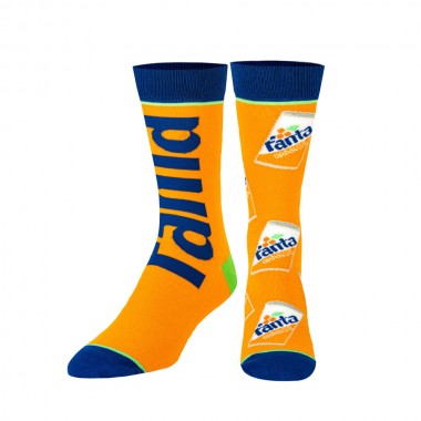 ODD SOX X FANTA ORANGE SPLIT CREW SOCKS
